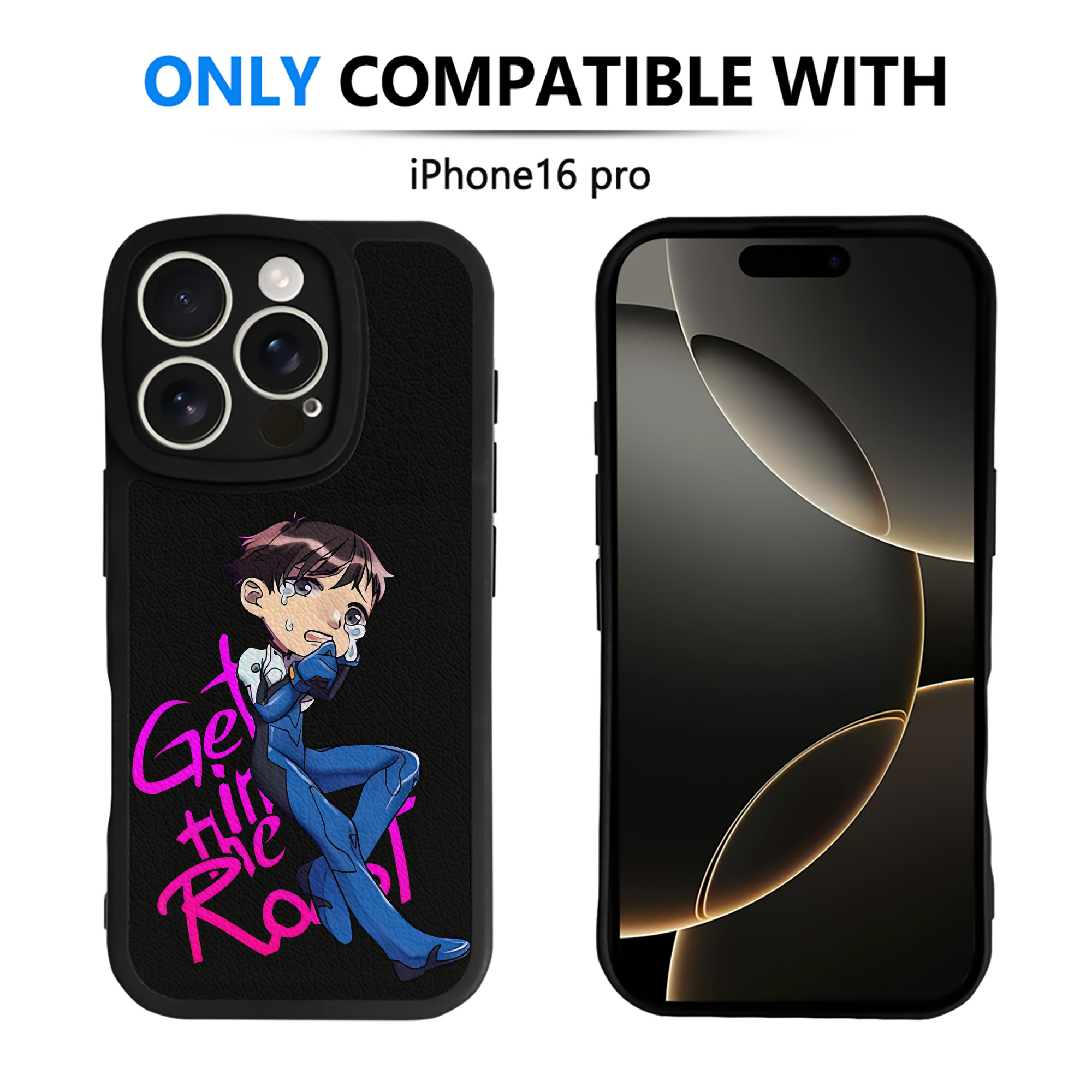 （画像用） EVA 新世紀エヴァンゲリオン 【iPhone 16シリーズ対応】シリコンスマホケース（レザー調） 材質：シリコン